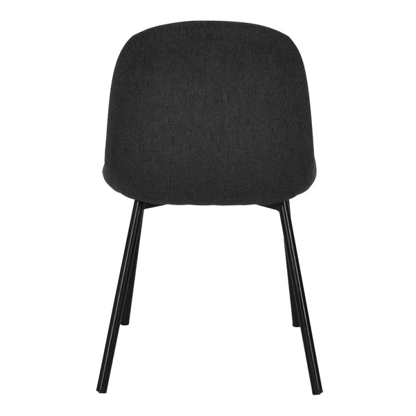 Calibre CDC8166-FH Fabric Dining Chair - Charcaol Grey (Set of 2)