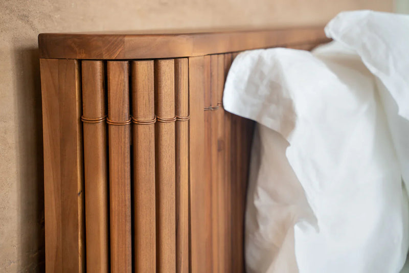 Koppar Queen Bed Frame Without Storage - FSC Recycled Teak