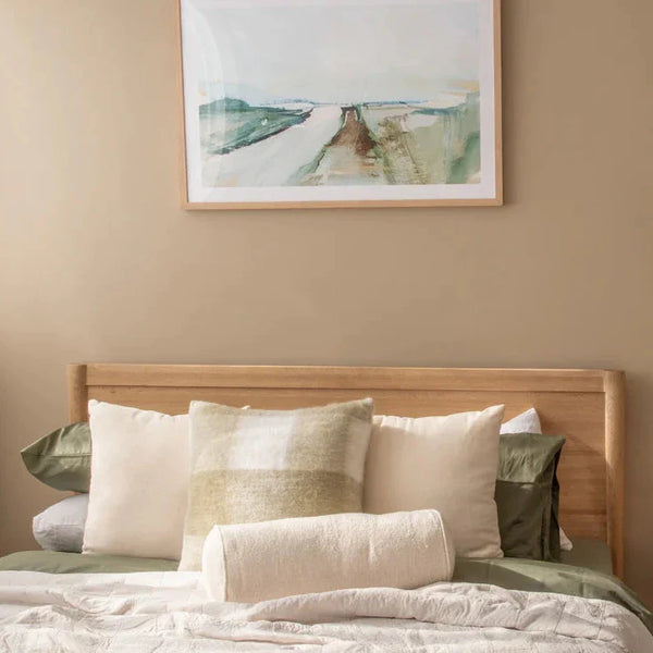 Vintage Double Bed 197 cm - White Oak