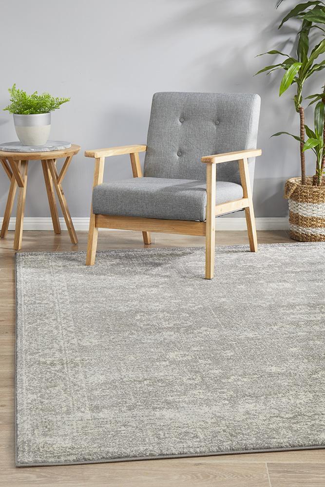 Evoke Grey Transitional Rug