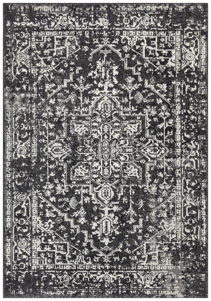 Evoke Charcoal Transitional Rug