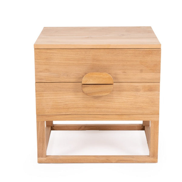 Elara Bedside Table - Natural