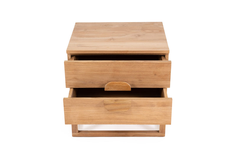 Elara Bedside Table - Natural