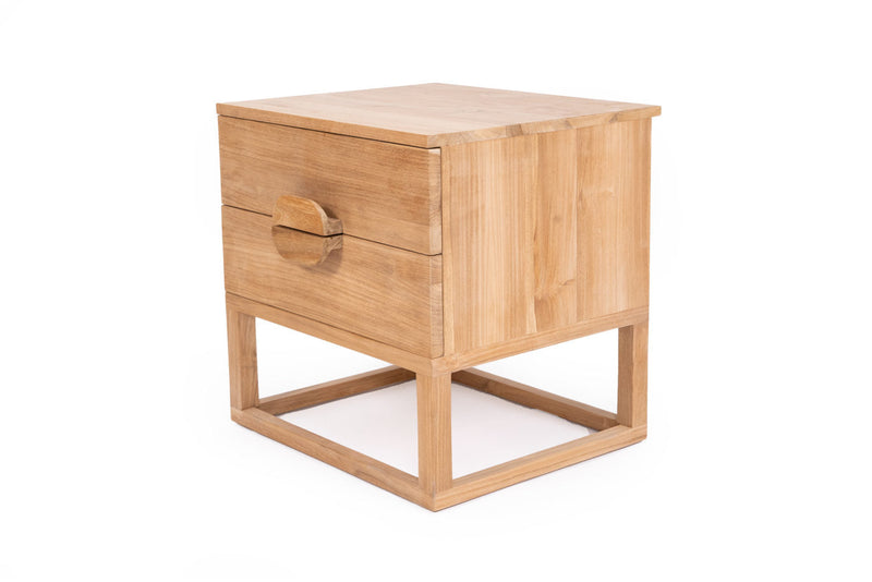Elara Bedside Table - Natural