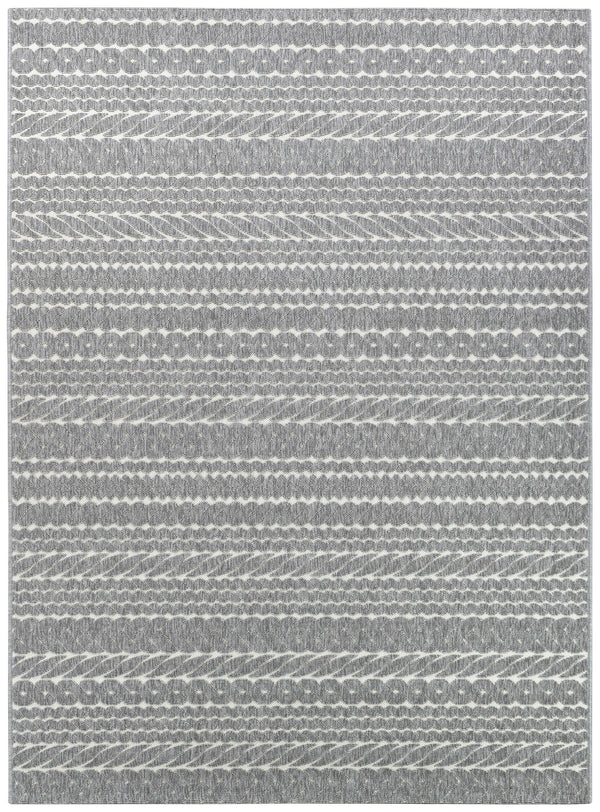 Nevada Grey White Rug 20469-302