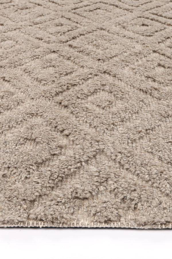 Isla Plush Diamond Ash Rug