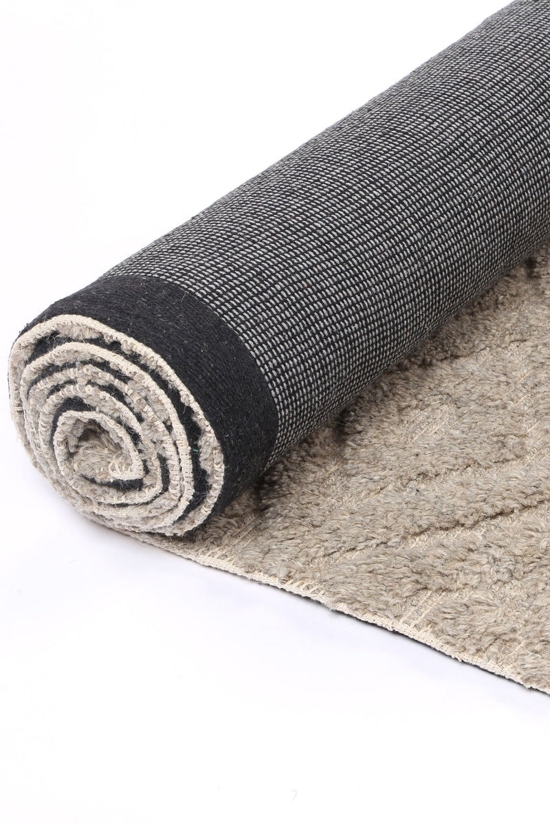 Isla Plush Diamond Ash Rug