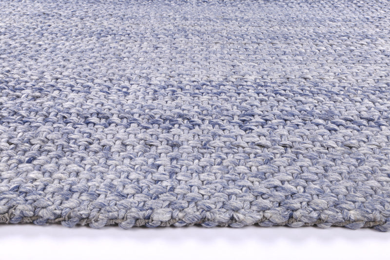 Zayna Chignon Blue Wool Blend Rug