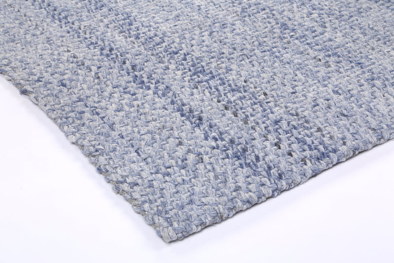 Zayna Chignon Blue Wool Blend Rug