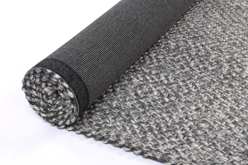 Zayna Chignon Charcoal Wool Blend Rug