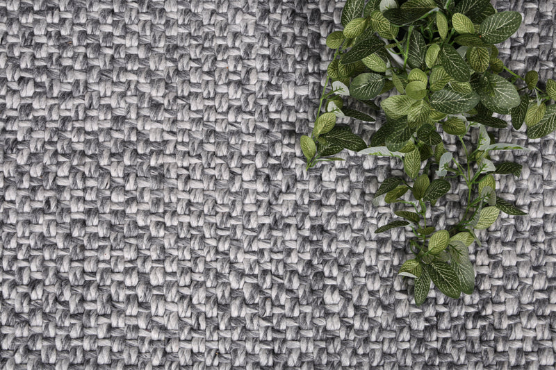 Zayna Chignon Charcoal Wool Blend Rug