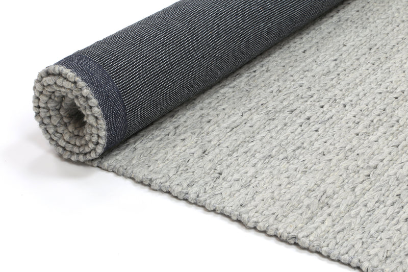 Zayna Cue Grey Wool Blend Rug
