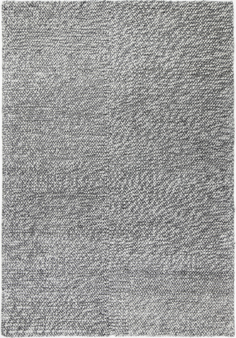 Zayna Loopy Charcoal Wool Blend Rug