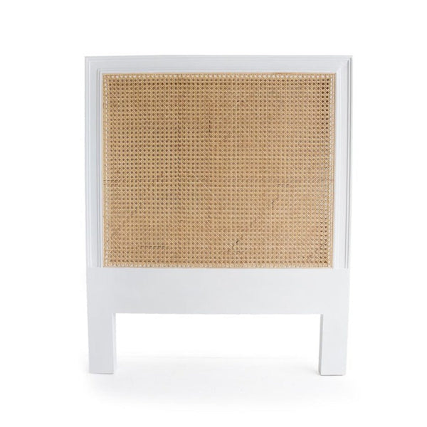 Hampton Cane Bedhead - Single - White