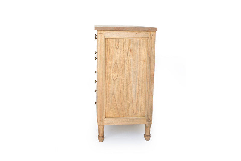Hampton Dresser – 5 Drawer – Weathered Oak