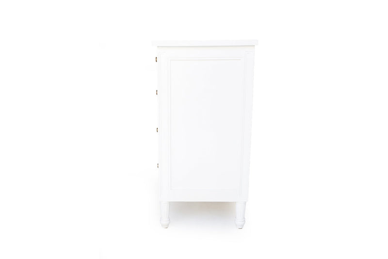 Hampton Dresser – White – 5 Drawer