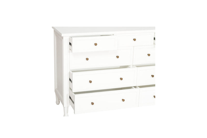 Hampton Dresser – 9 Drawer – White