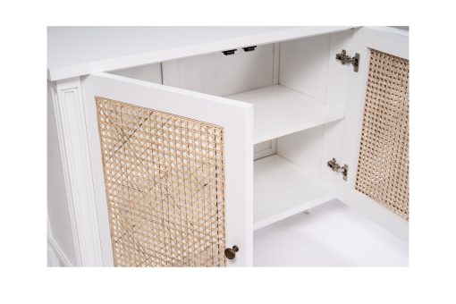 Hampton Cane Four Door Sideboard - Whitley