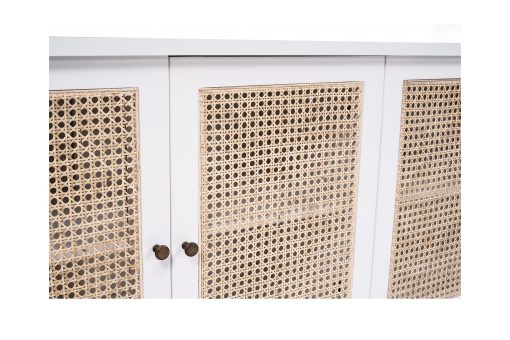Hampton Cane Four Door Sideboard - Whitley