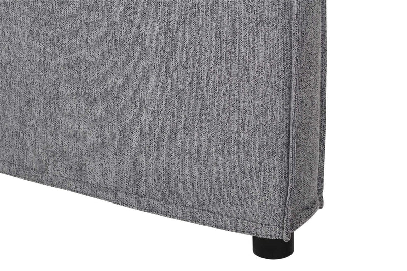 Hudson Upholstered Bedhead - Blue Grey