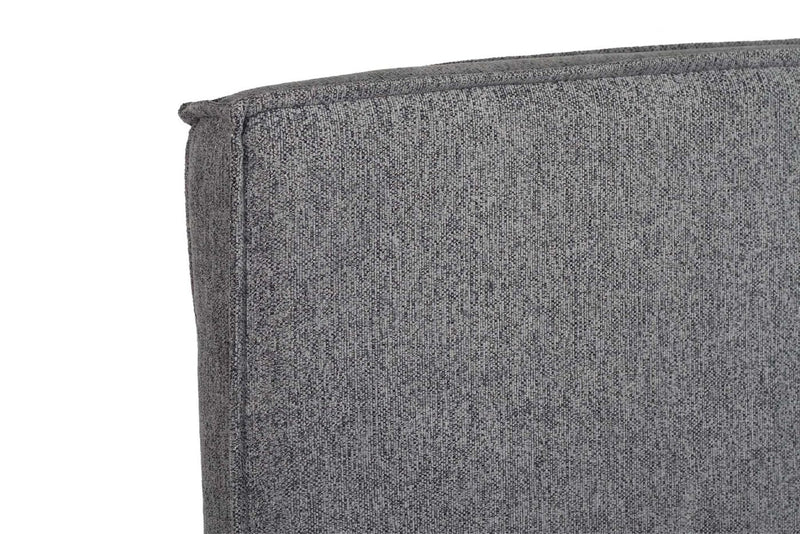 Hudson Upholstered Bedhead - Blue Grey