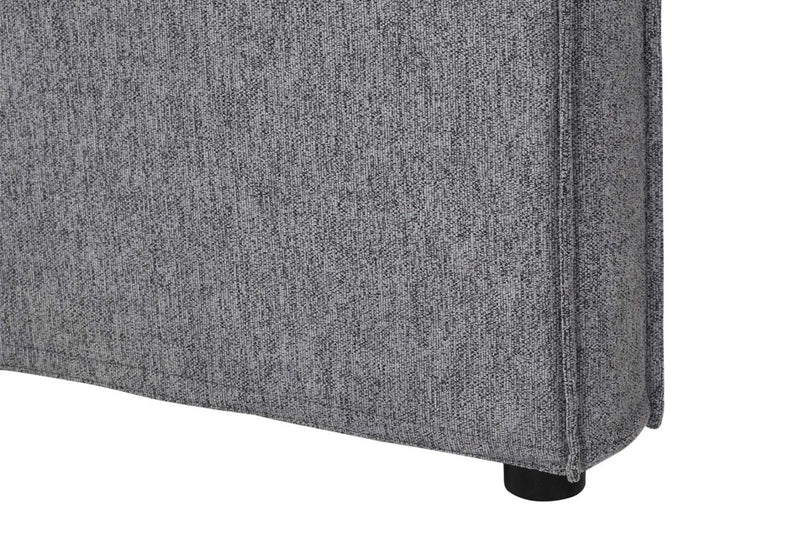 Hudson Upholstered Bedhead - Blue Grey