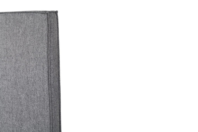 Hudson Upholstered Bedhead - Blue Grey