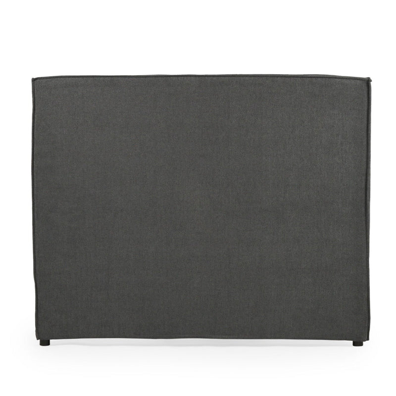 Hudson Upholstered Bedhead - Charcoal