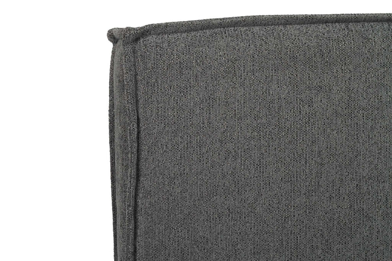 Hudson Upholstered Bedhead - Charcoal