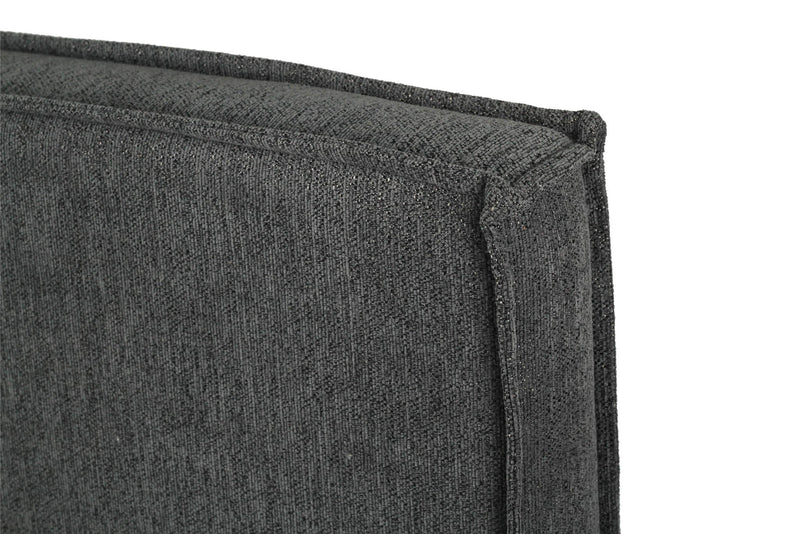 Hudson Upholstered Bedhead - Charcoal
