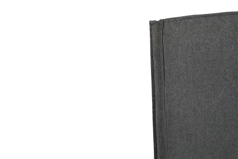 Hudson Upholstered Bedhead - Charcoal