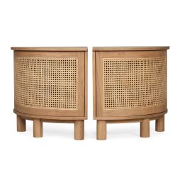 Indigo Bedside Tables – Left and Right Pair