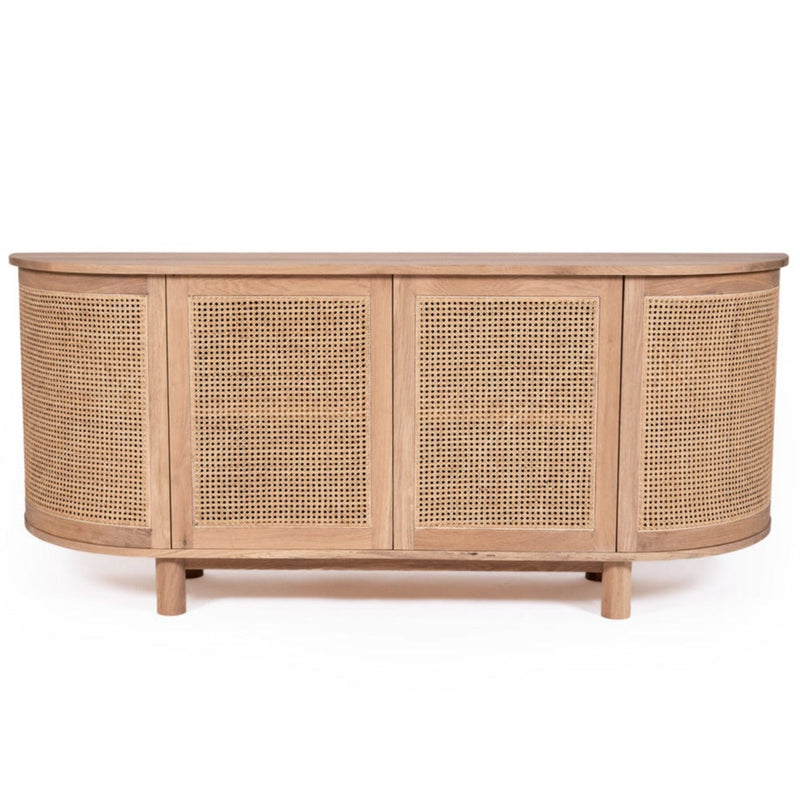 Indigo Four Door Sideboard – Rounded End