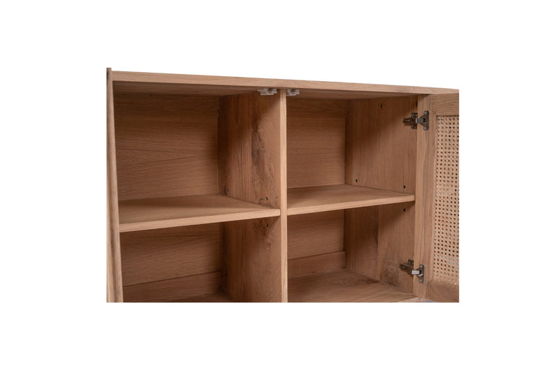 Indigo Four Door Sideboard – Rounded End