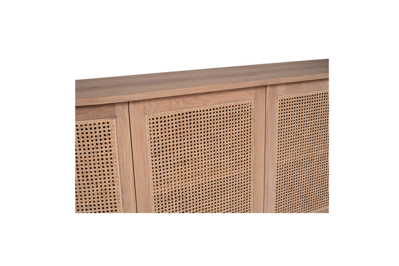 Indigo Four Door Sideboard – Rounded End