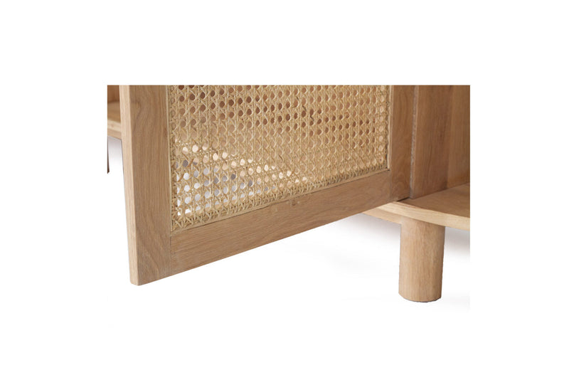 Indigo Six Door Sideboard – Rounded End