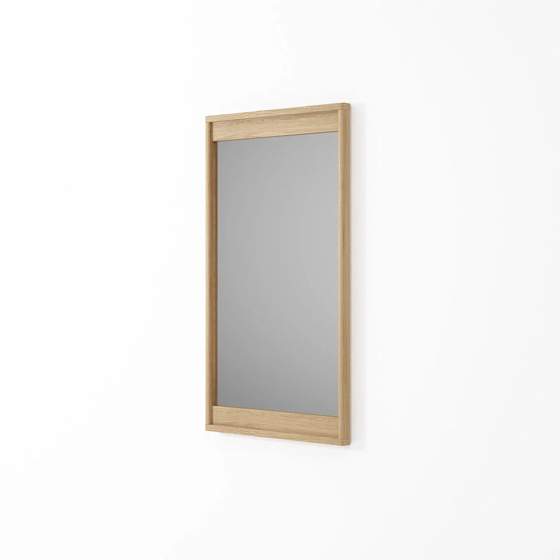 Circa Rectangle Hanging Mirror 560x1000mm - White Oak