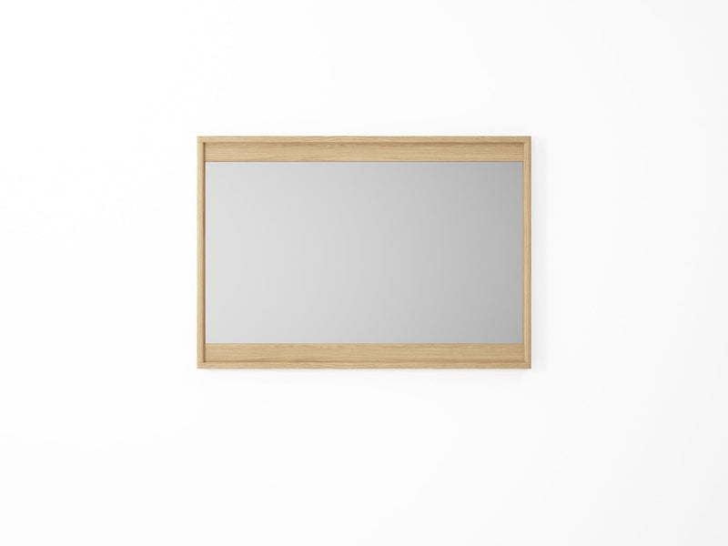 Circa Rectangle Hanging Mirror 1080x750mm - White Oak