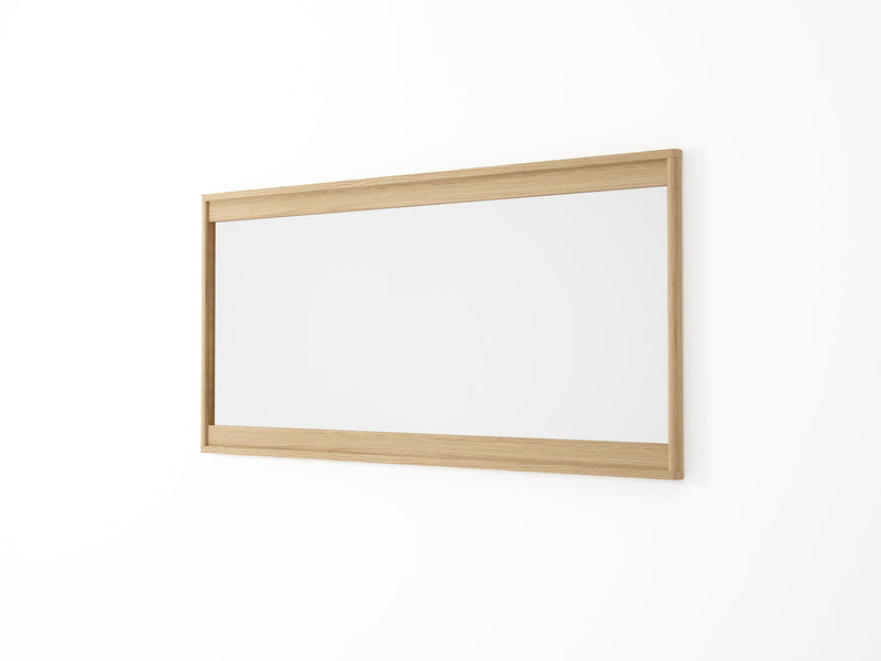 Circa Rectangle Hanging Mirror 1600x750mm - White Oak
