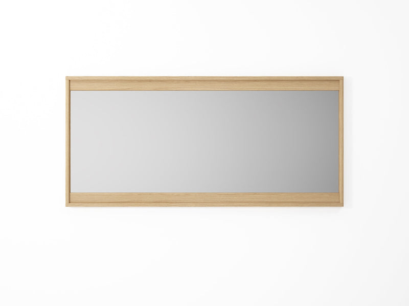 Circa Rectangle Hanging Mirror 1600x750mm - White Oak
