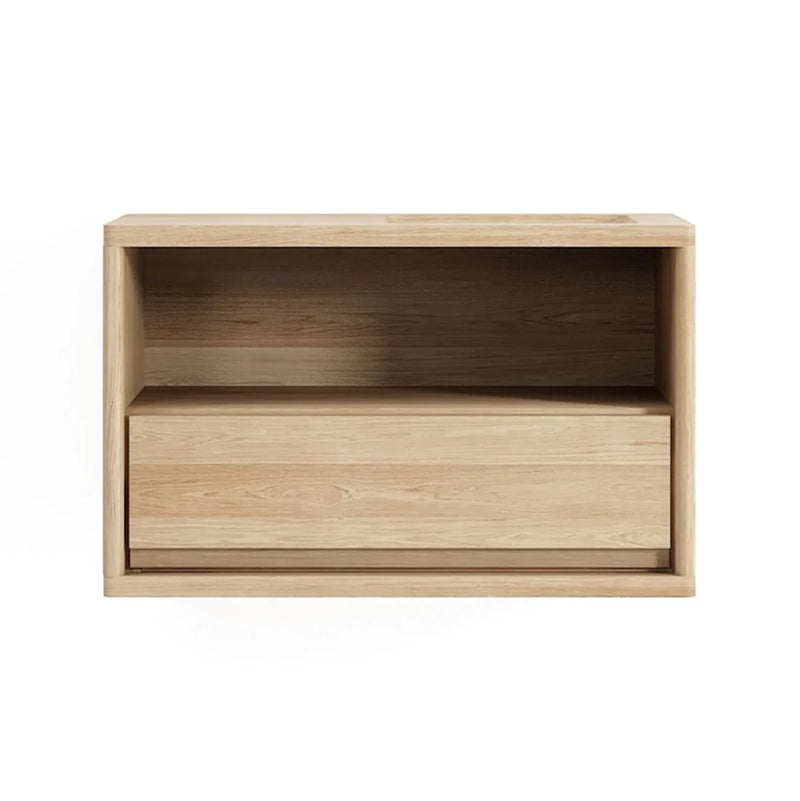 Circa Floating Bedside Left / Right Groove - White Oak