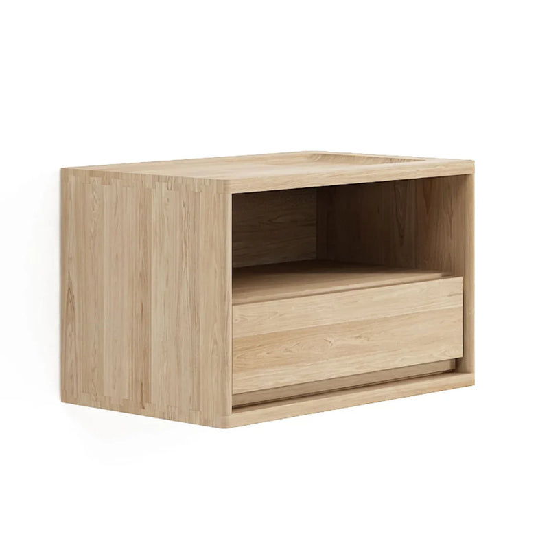 Circa Floating Bedside Left / Right Groove - White Oak