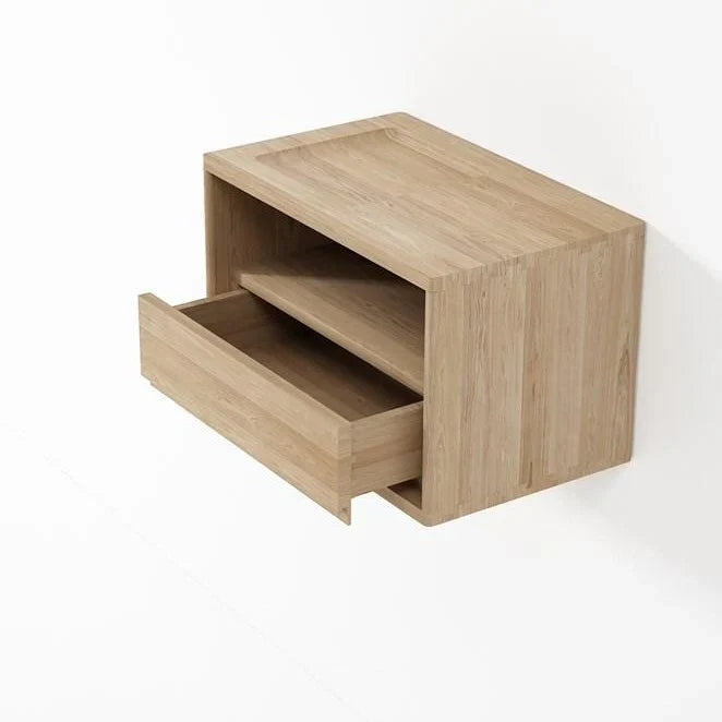 Circa Floating Bedside Left / Right Groove - White Oak