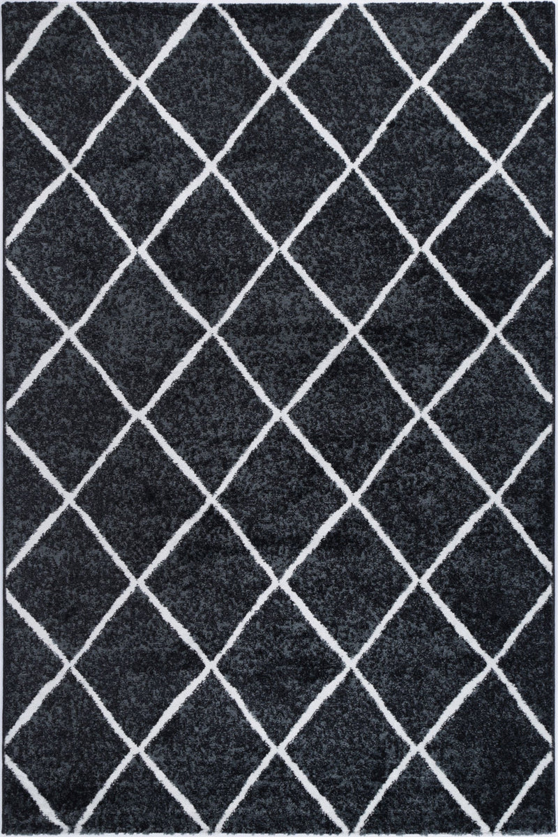 Windjana Diamond Charcoal Rug