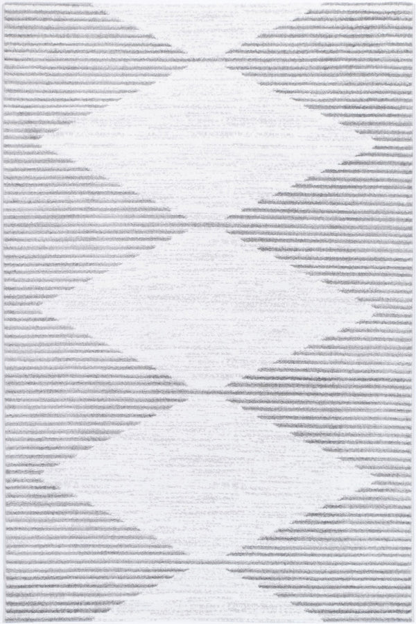 Windjana Abstract Diamond Silver Rug