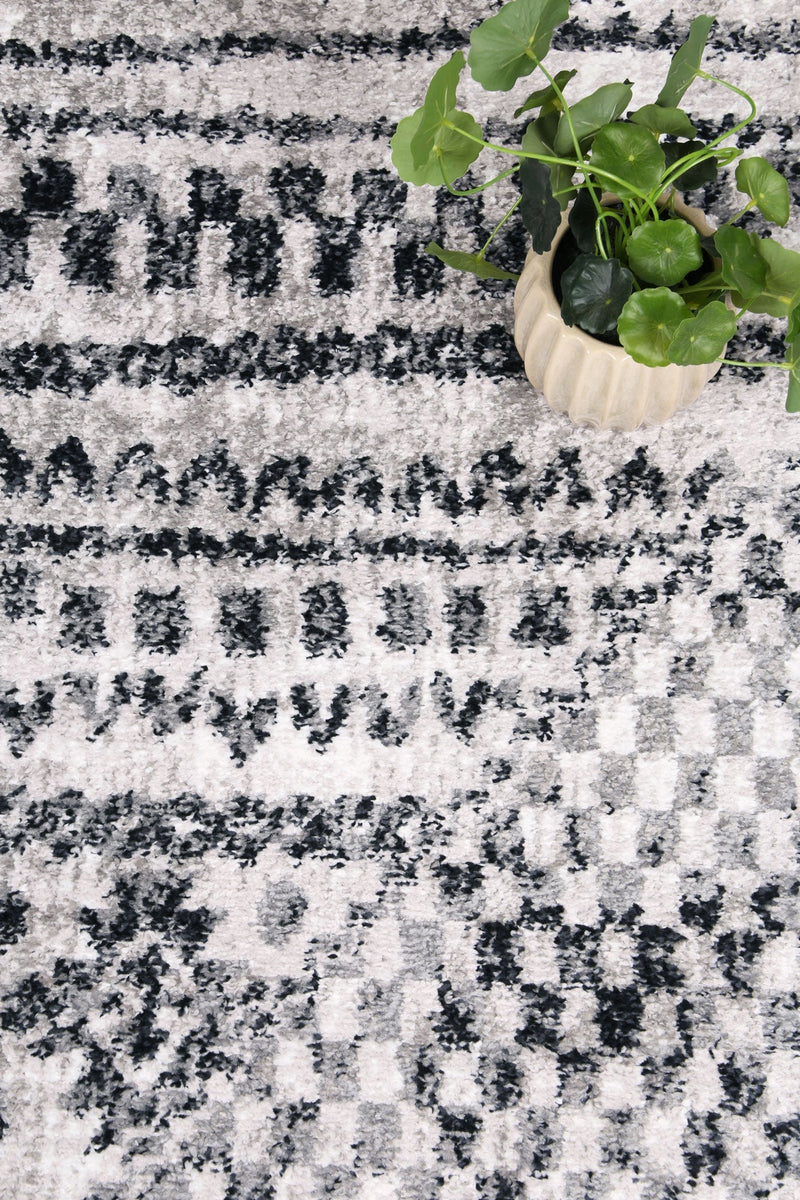 Windjana Tribal Charcoal Rug