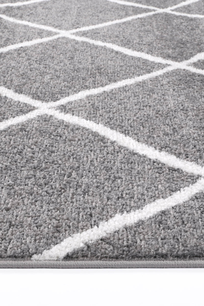 Windjana Diamond Grey Rug