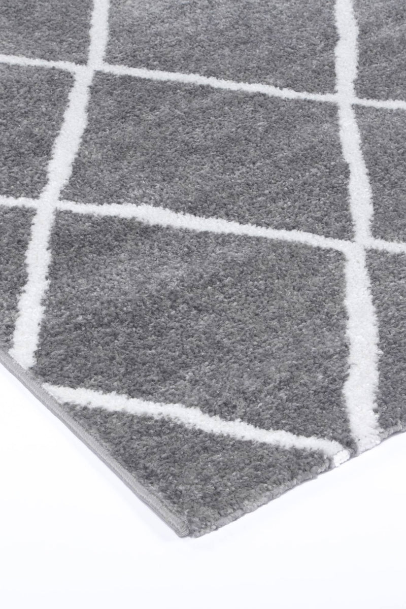 Windjana Diamond Grey Rug