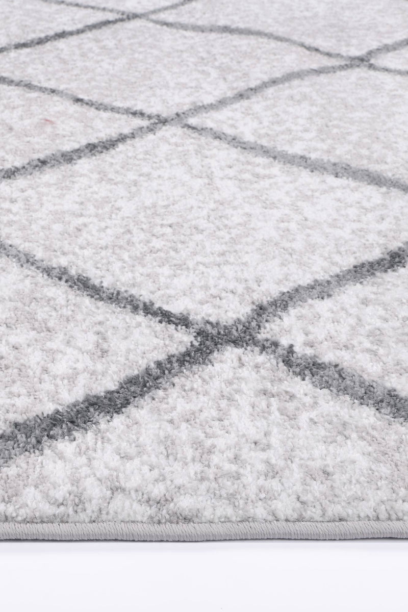 Windjana Diamond Silver Rug