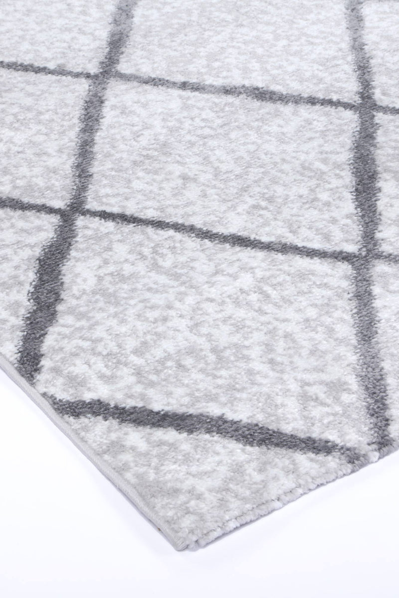 Windjana Diamond Silver Rug